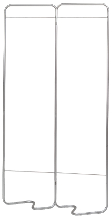 Screen Privacy Screen Frame Beamatic® Folding 2-Panel Aluminum by Omnimed, Inc.  ID 153052